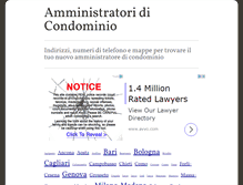 Tablet Screenshot of amministratoridicondominio.net